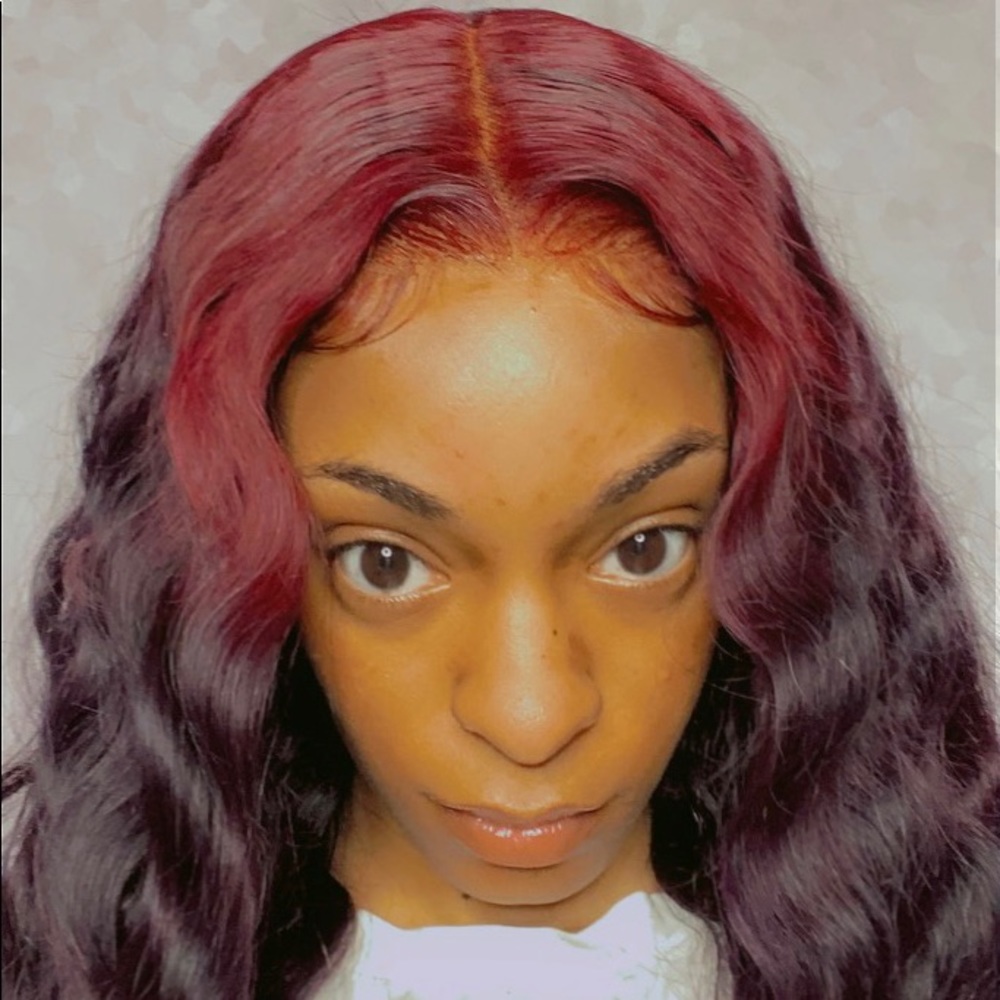 99j/ purple ombré wig